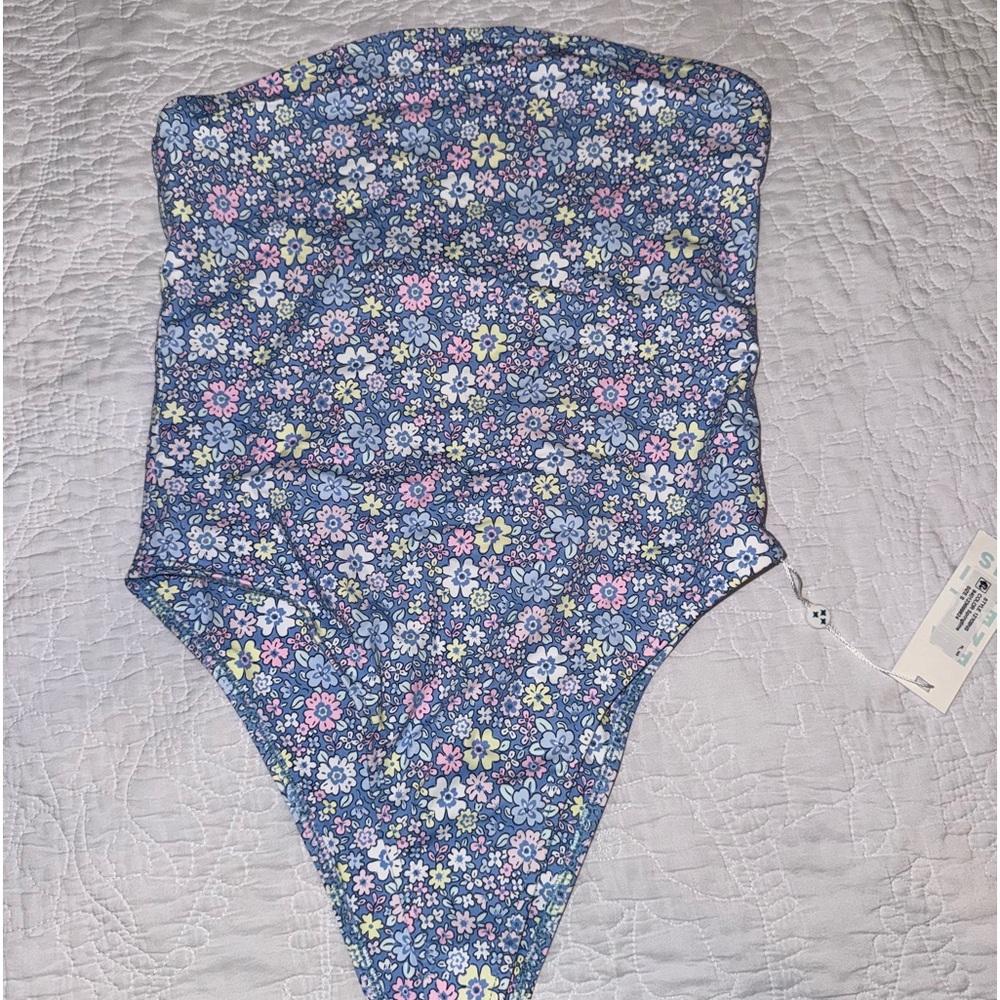 Frankie’s Bikinis Floral One Piece